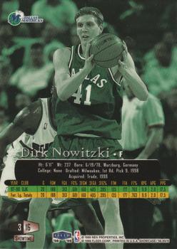 1998-99 Flair Showcase #16 Dirk Nowitzki Back