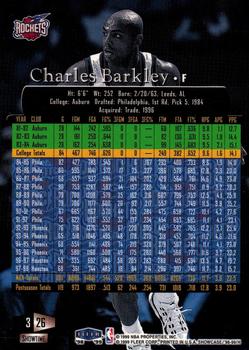 1998-99 Flair Showcase #26 Charles Barkley Back