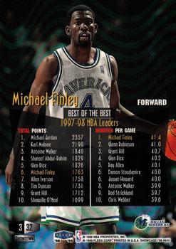 1998-99 Flair Showcase #32 Michael Finley Back