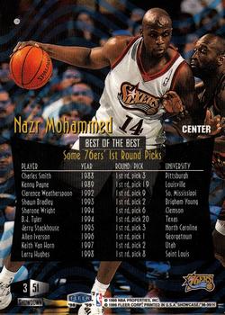 1998-99 Flair Showcase #51 Nazr Mohammed Back