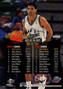 1998-99 Flair Showcase #60 John Stockton Back
