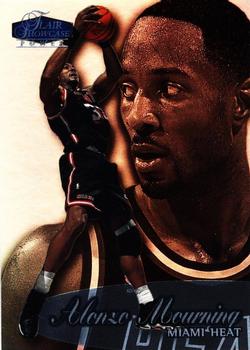 1998-99 Flair Showcase #62 Alonzo Mourning Front