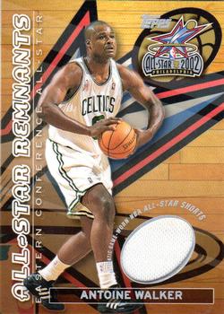 2002-03 Topps - All-Star Relic Remnants #TR-AW Antoine Walker Front