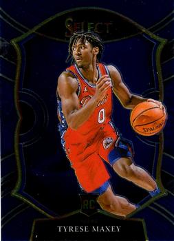 2020-21 Panini Select - Blue #81 Tyrese Maxey Front