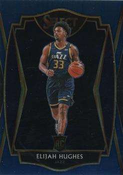 2020-21 Panini Select - Blue #168 Elijah Hughes Front