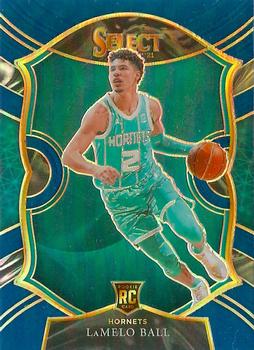 2020-21 Panini Select - Blue Prizms #63 LaMelo Ball Front