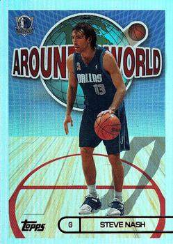 2002-03 Topps - Around the World Exchange #AW4 Steve Nash Front