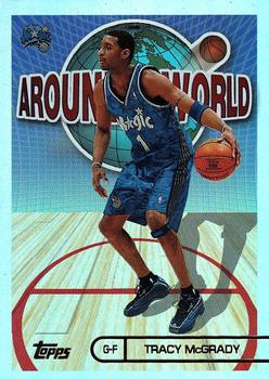 2002-03 Topps - Around the World Exchange #AW15 Tracy McGrady Front