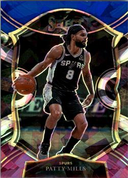 2020-21 Panini Select - Blue White Purple Cracked Ice #48 Patty Mills Front