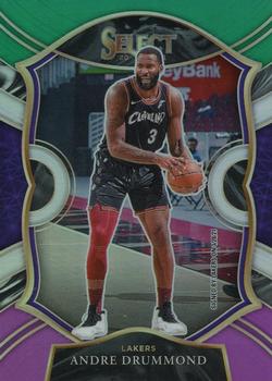 2020-21 Panini Select - Green White Purple #5 Andre Drummond Front