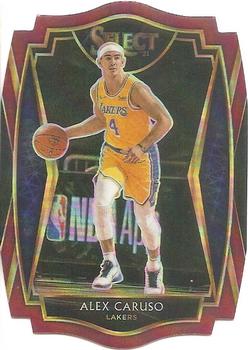 2020-21 Panini Select - Maroon Prizms Die Cut #145 Alex Caruso Front