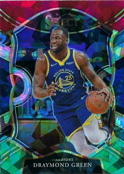 2020-21 Panini Select - Red White Green Cracked Ice #44 Draymond Green Front