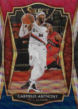 2020-21 Panini Select - Tri-Color Prizms #132 Carmelo Anthony Front