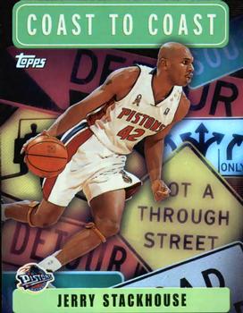 2002-03 Topps - Coast to Coast #CC16 Jerry Stackhouse Front