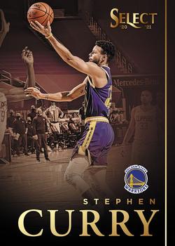 2020-21 Panini Select - Artistic Selections #5 Stephen Curry Front
