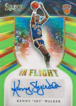 2020-21 Panini Select - In Flight Signatures Neon Green Prizms #IF-KSW Kenny 