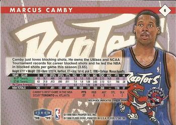 1998-99 Fleer Tradition #6 Marcus Camby Back
