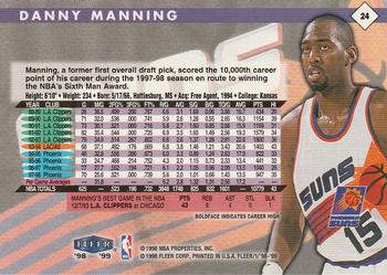 1998-99 Fleer Tradition #24 Danny Manning Back