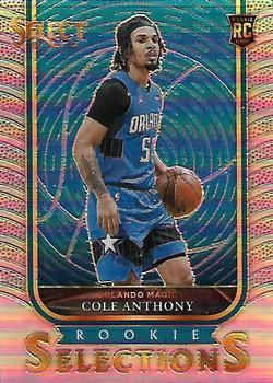 2020-21 Panini Select - Rookie Selections Silver #13 Cole Anthony Front