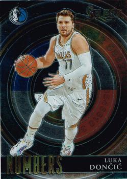 2020-21 Panini Select - Select Numbers #6 Luka Doncic Front