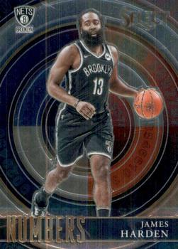 2020-21 Panini Select - Select Numbers #11 James Harden Front