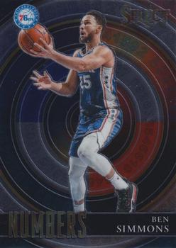 2020-21 Panini Select - Select Numbers #29 Ben Simmons Front