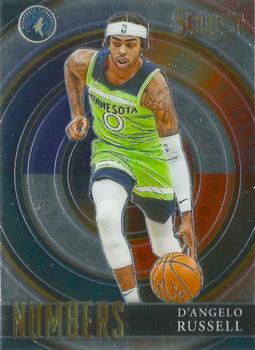 2020-21 Panini Select - Select Numbers #33 D'Angelo Russell Front