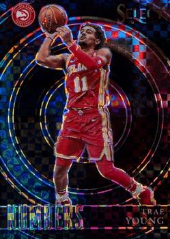 2020-21 Panini Select - Select Numbers Black #14 Trae Young Front
