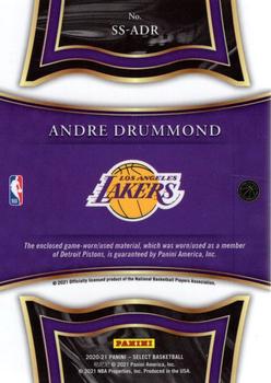 2020-21 Panini Select - Selective Swatches #SS-ADR Andre Drummond Back
