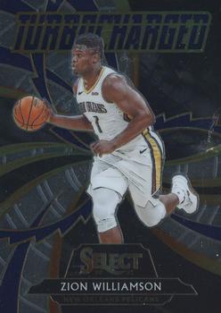 2020-21 Panini Select - Turbo Charged #3 Zion Williamson Front
