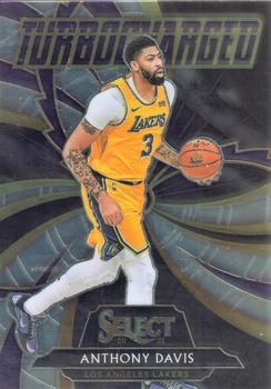 2020-21 Panini Select - Turbo Charged #5 Anthony Davis Front