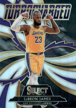 2020-21 Panini Select - Turbo Charged Silver #2 LeBron James Front