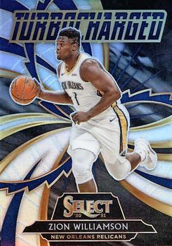 2020-21 Panini Select - Turbo Charged Silver #3 Zion Williamson Front