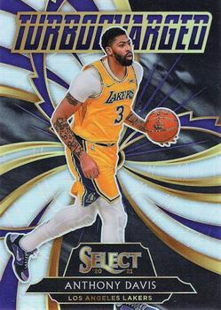 2020-21 Panini Select - Turbo Charged Silver #5 Anthony Davis Front