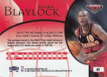 1998-99 Fleer Brilliants #41 Mookie Blaylock Back