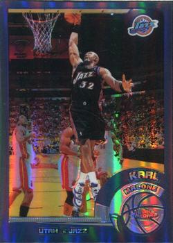 2002-03 Topps Chrome - Refractors #27 Karl Malone Front