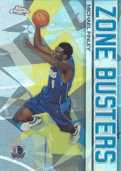 2002-03 Topps Chrome - Zone Busters Refractors #ZB6 Michael Finley Front