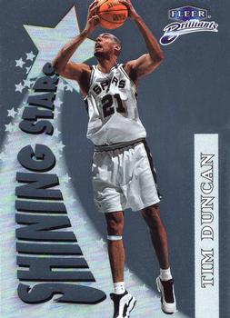 1998-99 Fleer Brilliants - Shining Stars #3 SS Tim Duncan Front