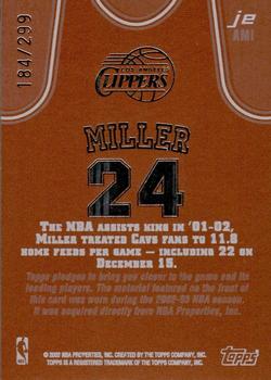 2002-03 Topps Jersey Edition - Copper #JEALM Andre Miller Back