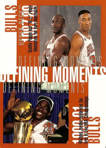1997-98 Upper Deck - Defining Moments Jumbo #D2 Chicago Bulls Front