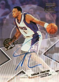 2002-03 Topps Xpectations - Autographs #XA-SM Shawn Marion Front