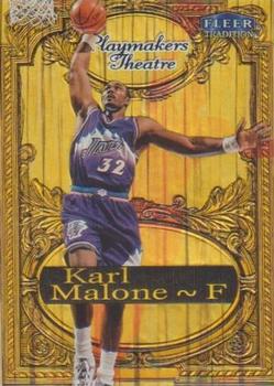 1998-99 Fleer Tradition - Playmakers Theatre #10PT Karl Malone Front