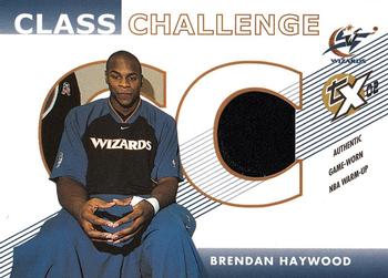 2002-03 Topps Xpectations - Class Challenge Relics #CC-BH Brendan Haywood Front