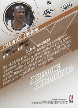 2002-03 Topps Xpectations - Xcitement #154 Michael Jordan Back