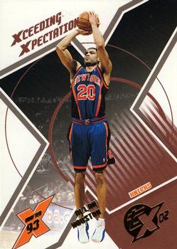 2002-03 Topps Xpectations - Xcitement #166 Allan Houston Front