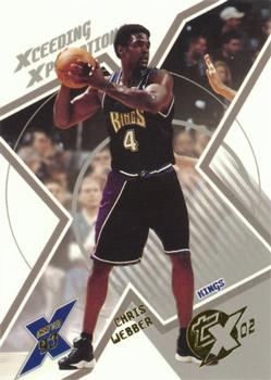 2002-03 Topps Xpectations - Xtra Xcitement #160 Chris Webber Front