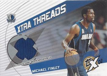 2002-03 Topps Xpectations - Xtra Threads Relics #XT-MF Michael Finley Front