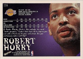 1998-99 Hoops #116 Robert Horry Back
