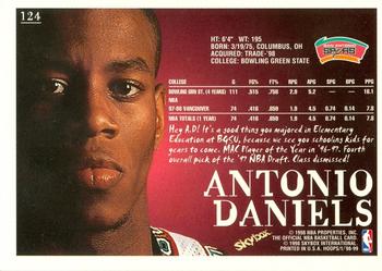 1998-99 Hoops #124 Antonio Daniels Back