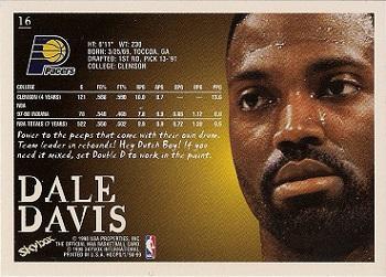 1998-99 Hoops #16 Dale Davis Back